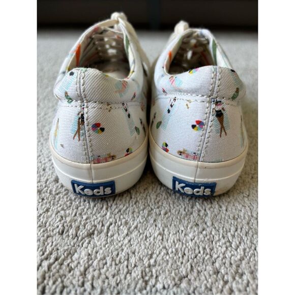 NWOT Keds x Rifle Paper Co. Anchor Sun Girls Sneakers, 7.5 $138 - Picture 7 of 8